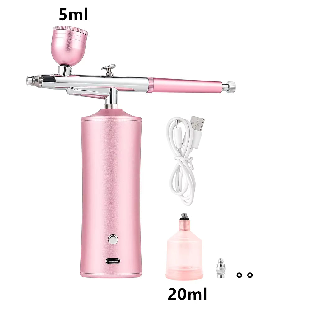 Multifunctional High-Pressure Nano Airbrush - Cordless Oxygen Spray & Precision Painter