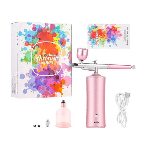 Multifunctional High-Pressure Nano Airbrush - Cordless Oxygen Spray & Precision Painter