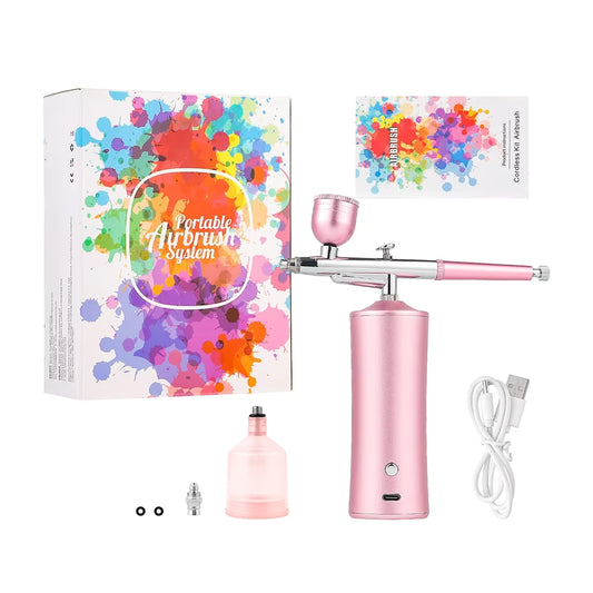 Multifunctional High-Pressure Nano Airbrush - Cordless Oxygen Spray & Precision Painter