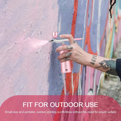 Multifunctional High-Pressure Nano Airbrush - Cordless Oxygen Spray & Precision Painter